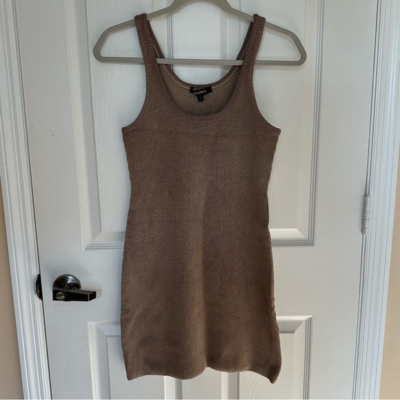 Yeezy Dresses & Skirts - Yeezy Season 6 Ribbed Bodycon Tank Dress Neutral Taupe